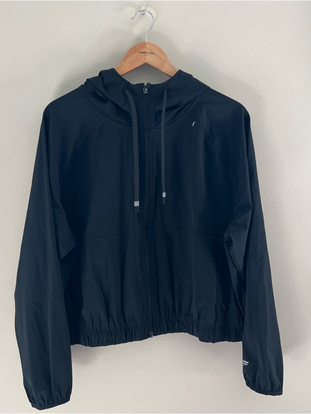 Fabletics The One Jacket Men’s Size XL Black Lightweight Full Zip Rain jacket
